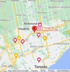 Cheap Fast Resume Service Toronto Map